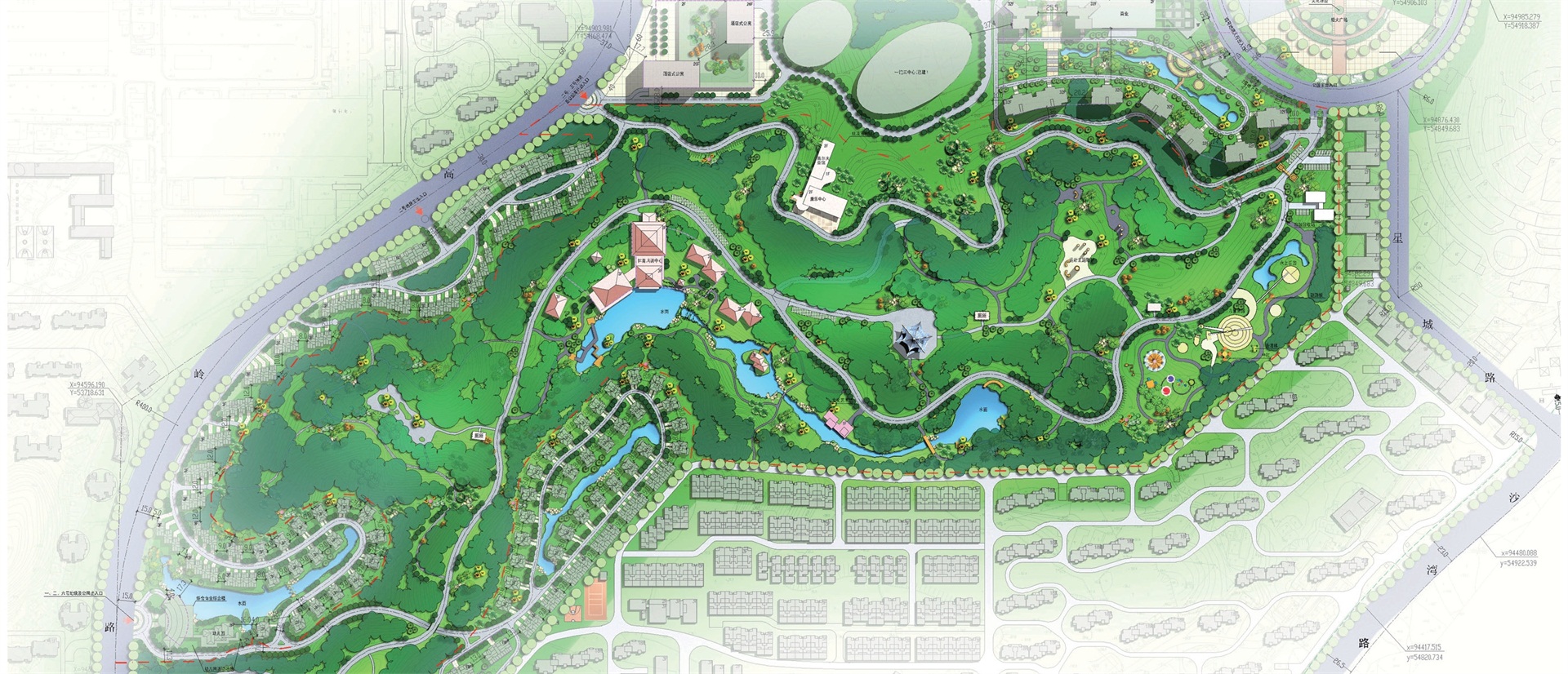 长沙市体育公园(沙湾公园)规划设计