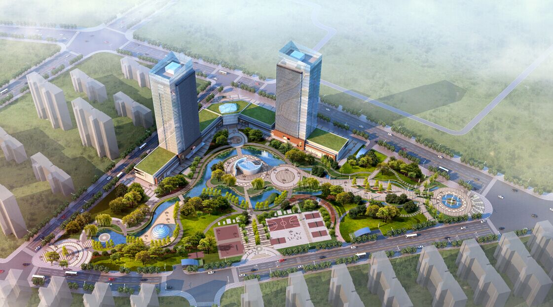 长沙岳麓科技产业园中心商务岛概念规划