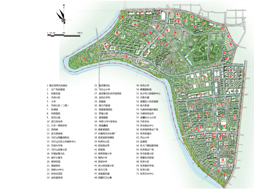 长沙市鸭子铺—双杨路地区控规层面城市设计